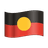 Aboriginal flag hand wave